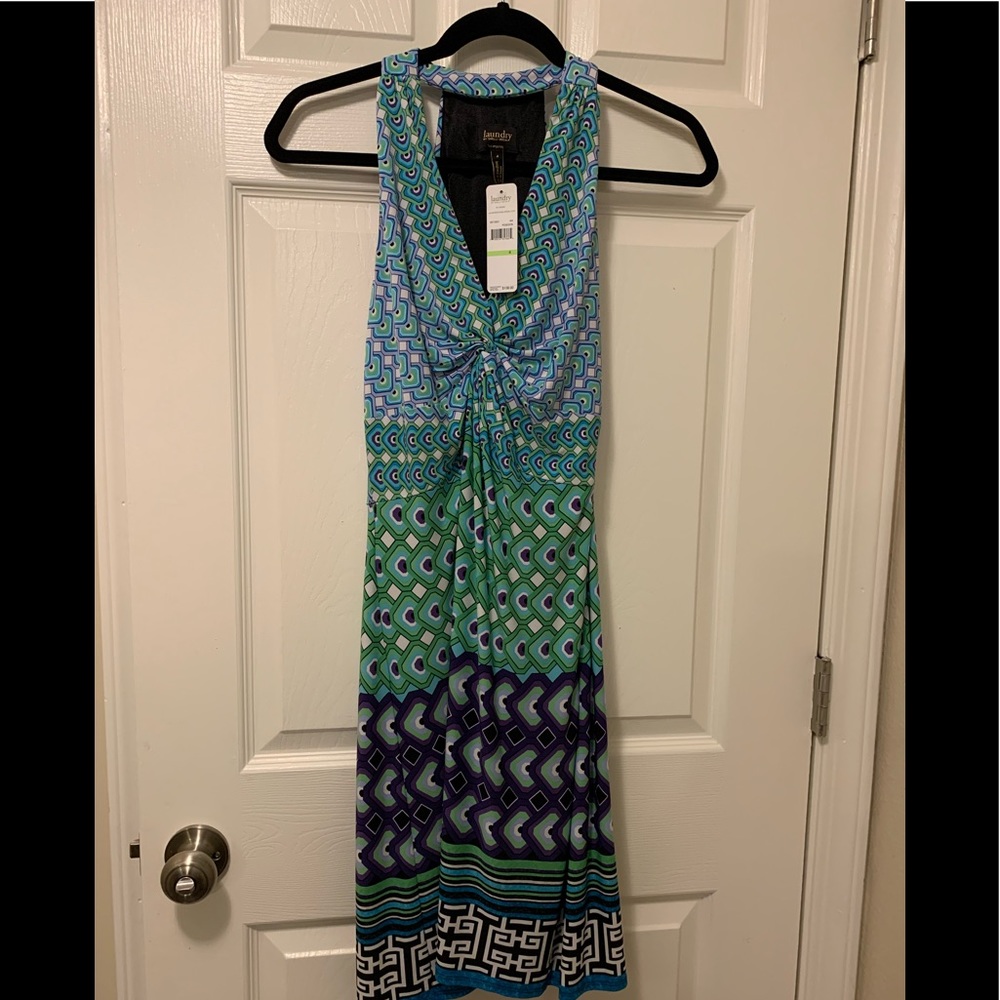 LAUNDRY Halter Dress NWT size 4